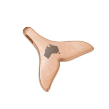 Load image into Gallery viewer, Gum Burl Whale Tail Necklace - Rose Gold - Tyalla - Woodsman Jewelry
